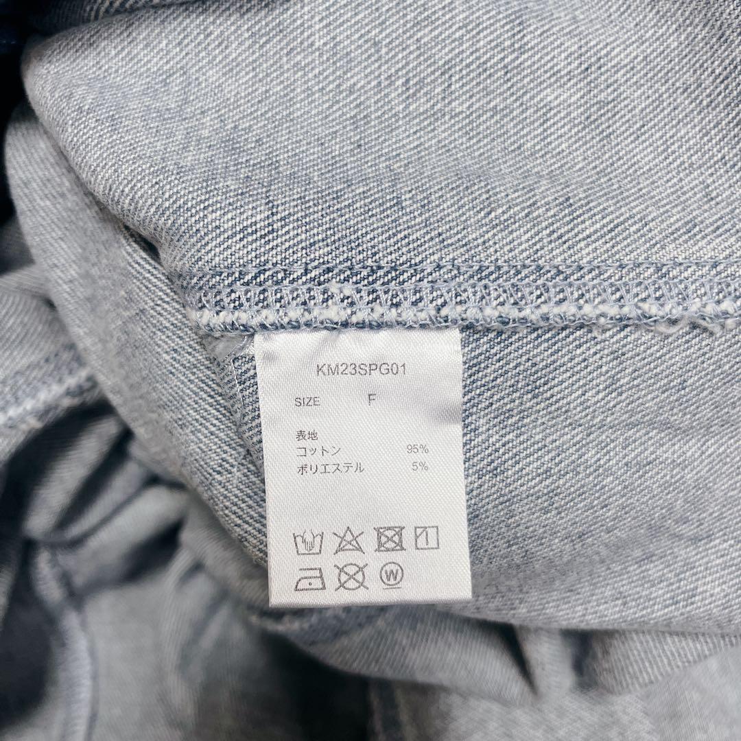 新品　クヌースマーフ　3wayデニムトレンチコート　FREE ブルー系　タグ