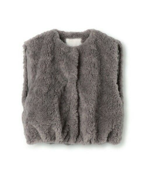 24AW【Ballsey】ランダムファー ショートベスト