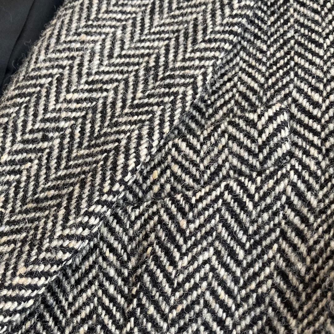 デニム&サプライ ラルフローレン ヘリンボーン ツイード チェスターコート XS