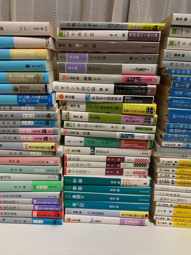 司馬遼太郎　葉室麟　村上春樹　128冊