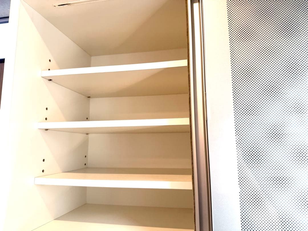 松田家具 キッチンボード 100cm幅 ホワイト