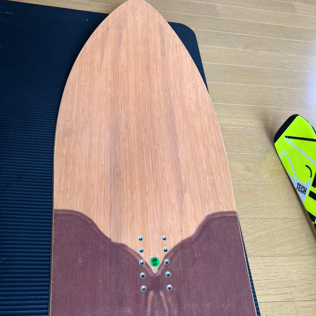 ゲンテンスティック ビックフィッシュ 限定ウッド仕様 スノーボード