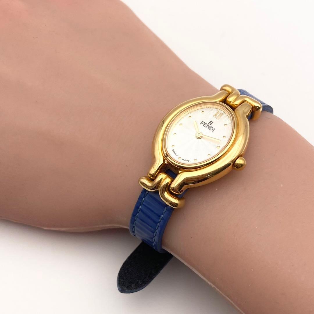 【稼働品】FENDI カメレオン　チェンジベルト 6本　クォーツ 腕時計