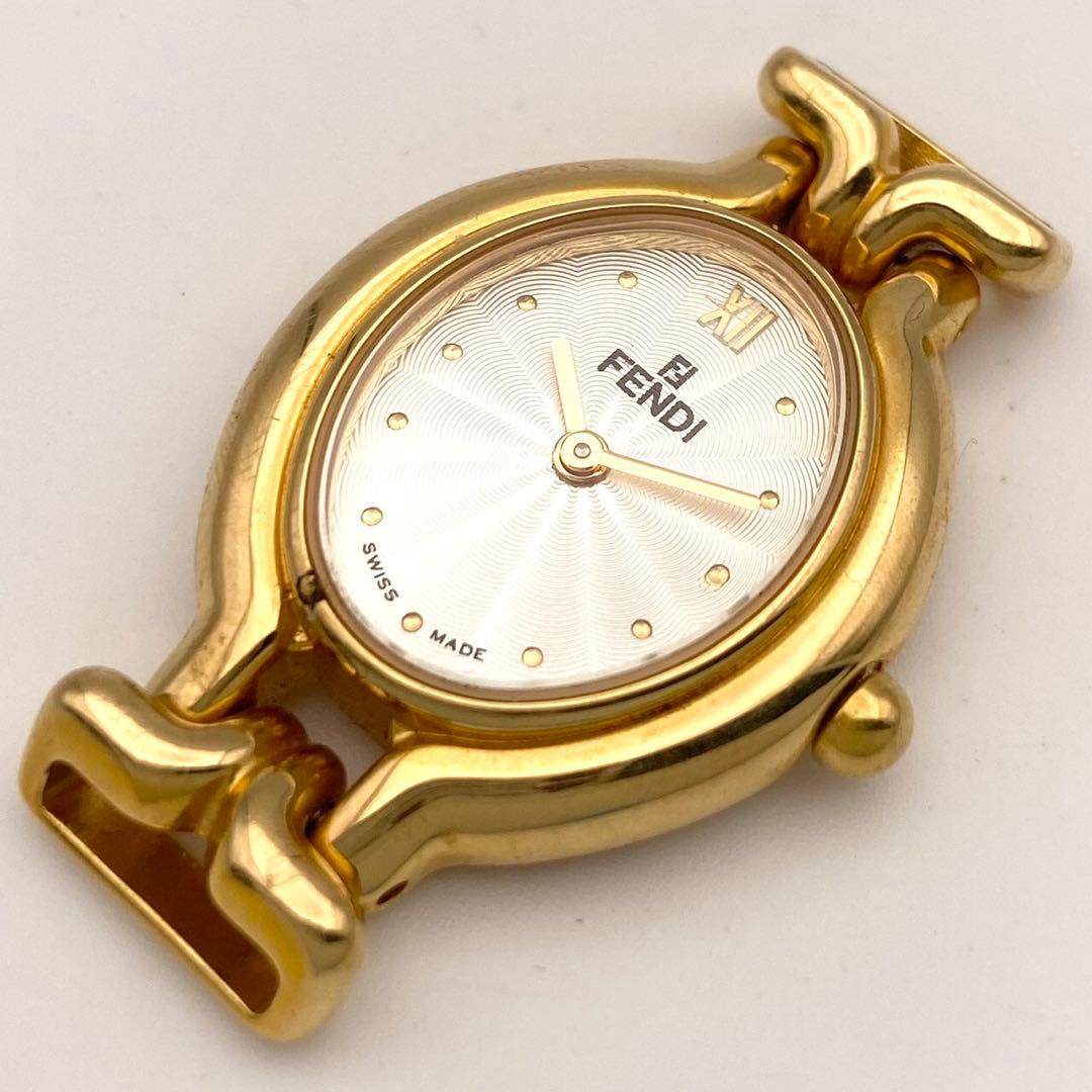 【稼働品】FENDI カメレオン　チェンジベルト 6本　クォーツ 腕時計