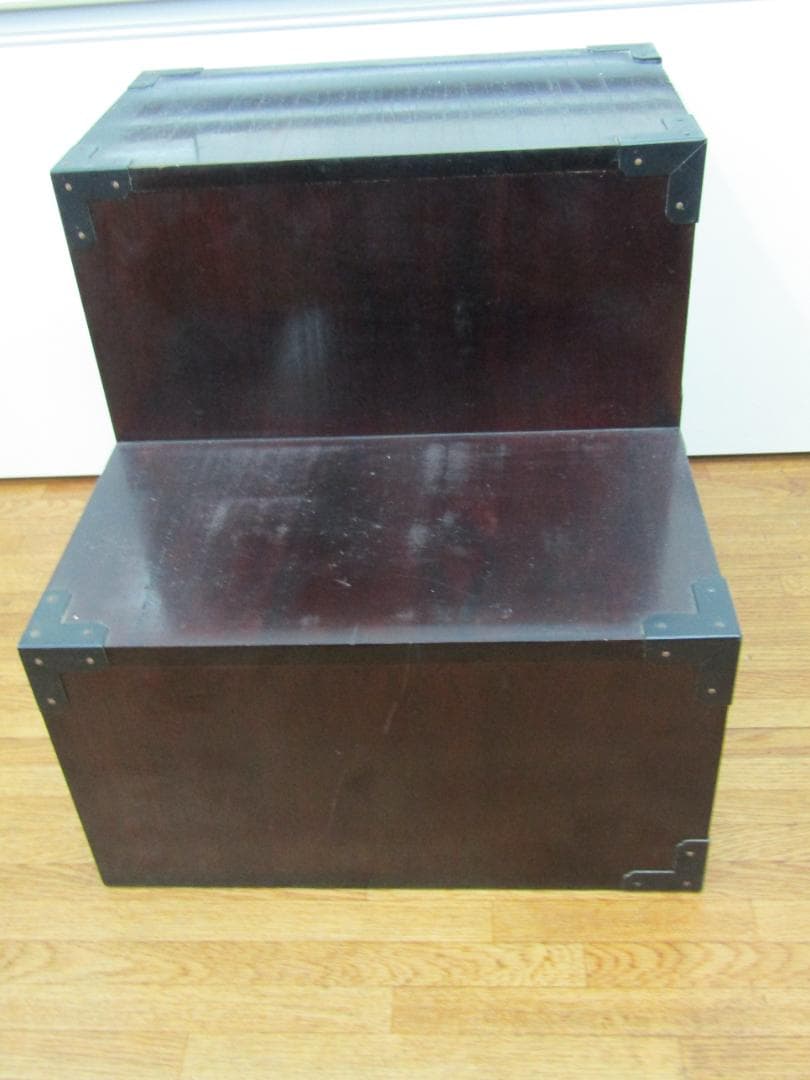 m*i様 階段箪笥　昭和レトロ　ヴィンテージ　木製2段引き出しタンス