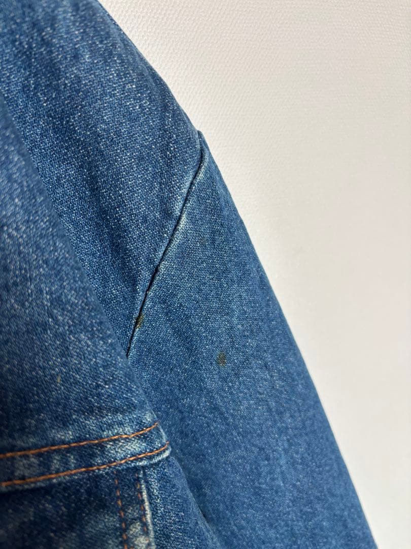 Wranglerラングラー USA製コーデュロイ襟　ブランケットデニムジャケット