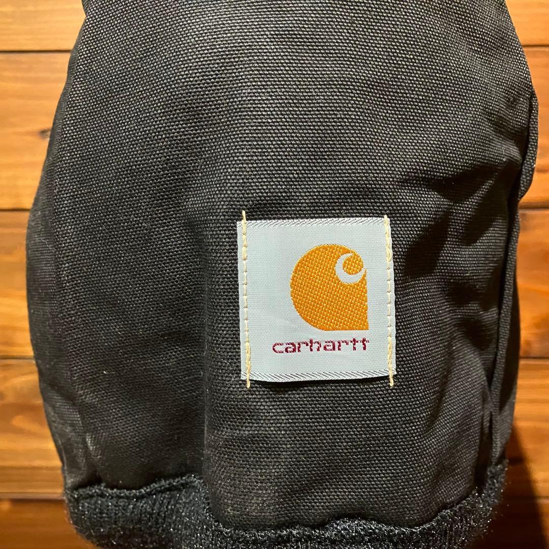 USA製 カーハート ブラックダック　リブ　フード　キャップ　帽子 ハット