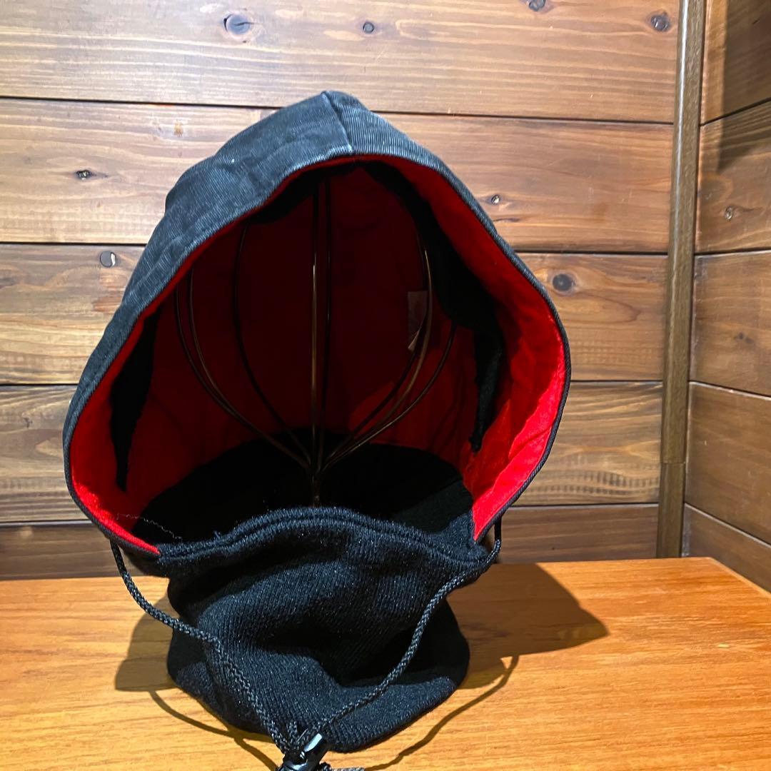 USA製 カーハート ブラックダック　リブ　フード　キャップ　帽子 ハット