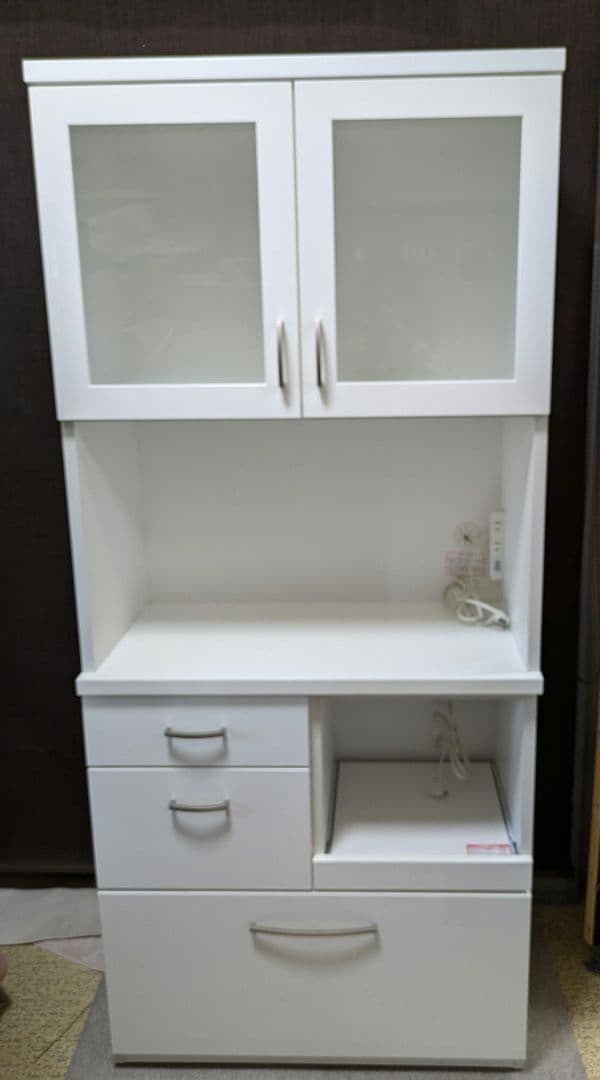 439 キッチンボード　コパン 80KB WH