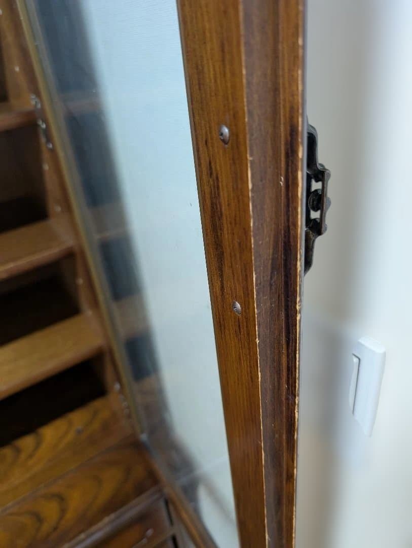 食器棚 カリモク　コロニアル　飾り棚 収納棚 本棚