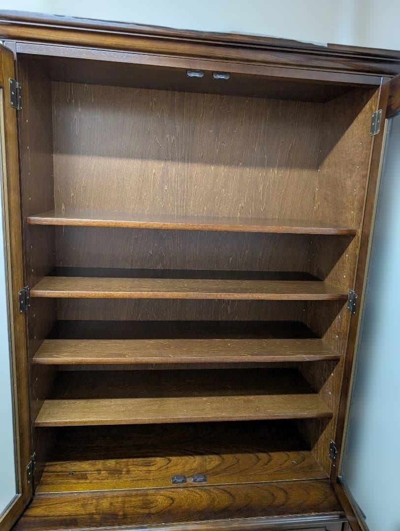 食器棚 カリモク　コロニアル　飾り棚 収納棚 本棚