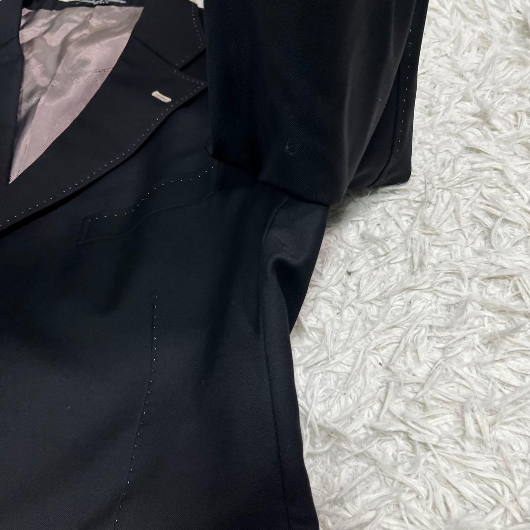 【美品】 エルメネジルド ゼニア 最高級オーダー　スーツ　ベスト　XL ブラック