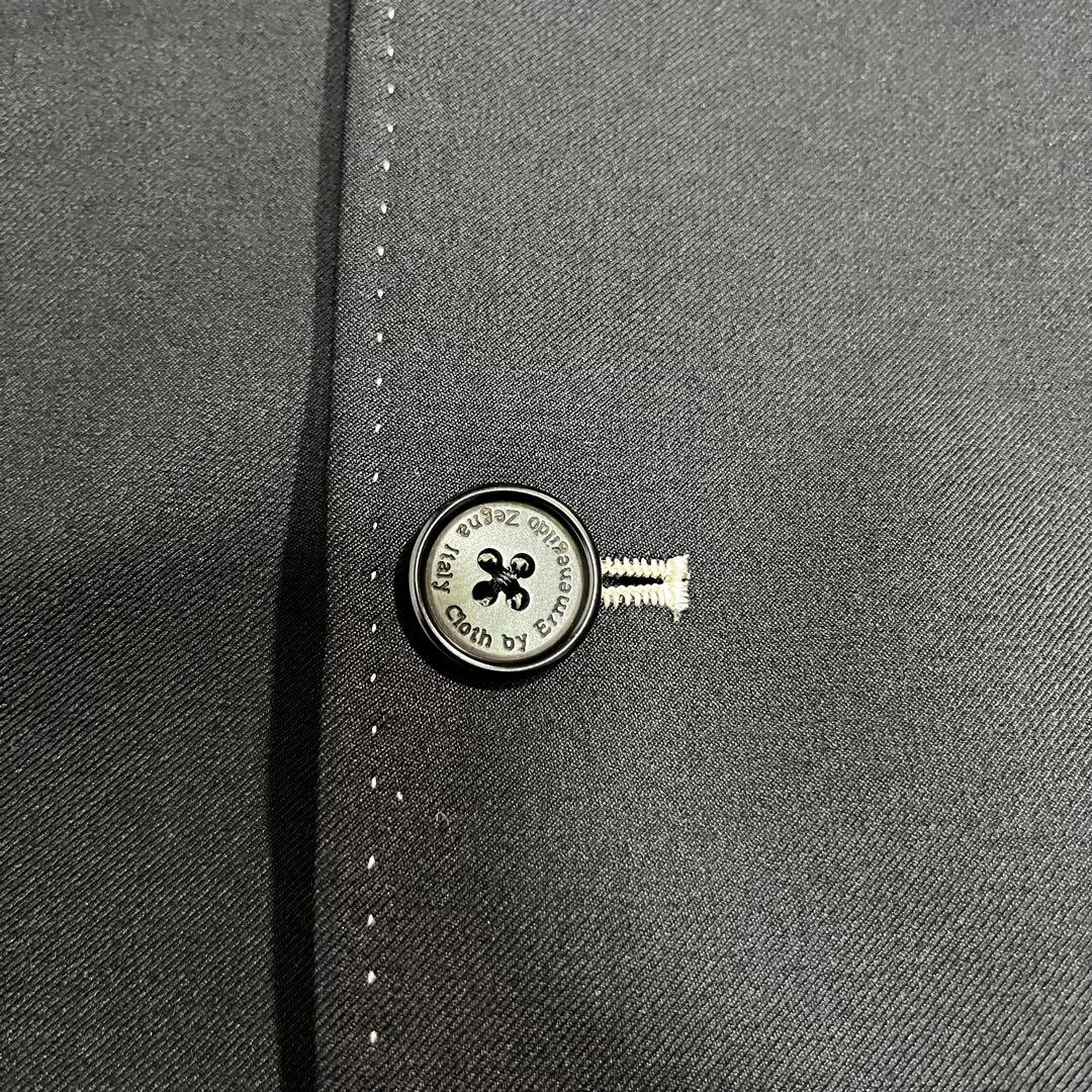 【美品】 エルメネジルド ゼニア 最高級オーダー　スーツ　ベスト　XL ブラック