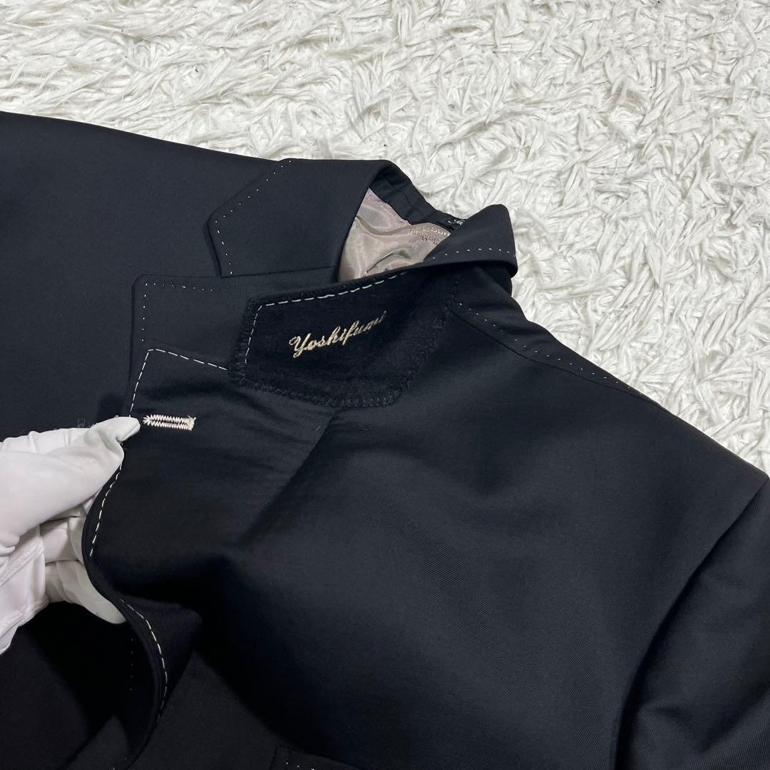 【美品】 エルメネジルド ゼニア 最高級オーダー　スーツ　ベスト　XL ブラック