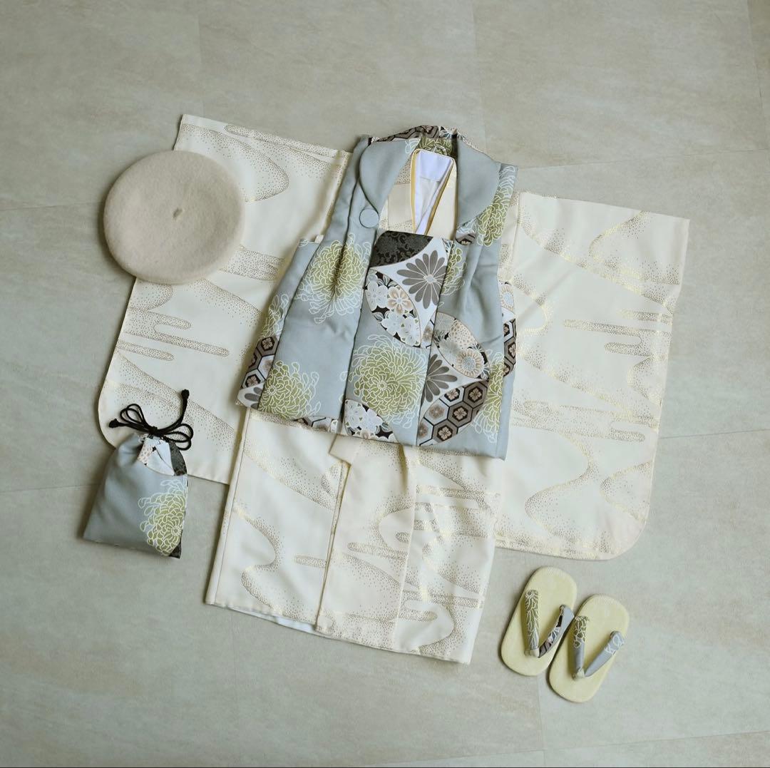 【ひよこ商店】七五三 3歳 男の子 被布着物セット 値下げ中！