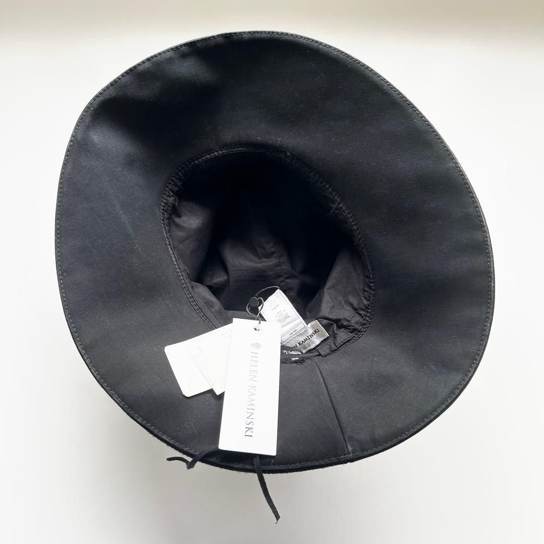 新品タグ付き！HELEN KAMINSKI ヘレンカミンスキー　ブラック　ハット