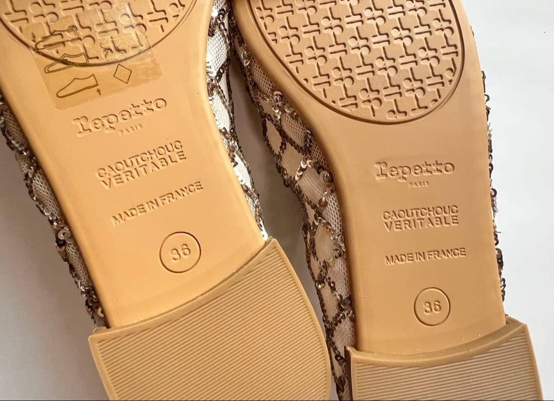 【新品未使用】Repetto レペット リル バレエシューズ スパンコール