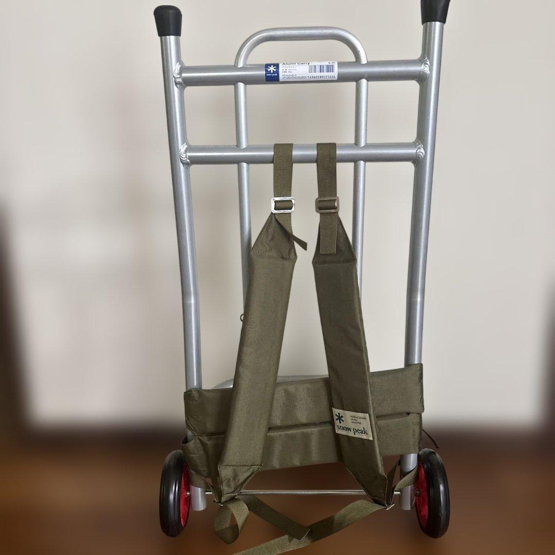 ◯ peak スノーピーク アルミキャリー S-049 背負子 廃盤品