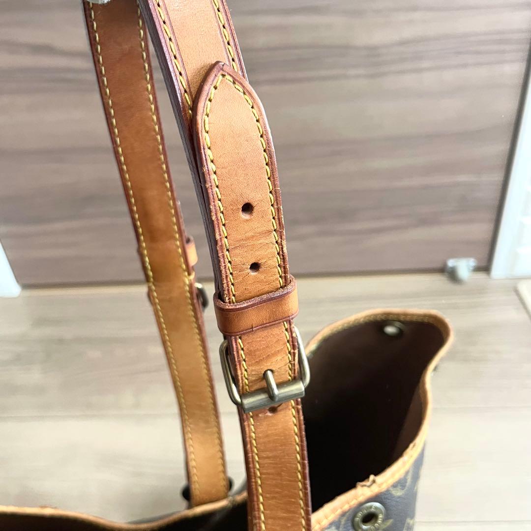 ルイヴィトン　ショルダーバッグ　ノエ　モノグラム　ブラウン　ヌメ革　廃盤