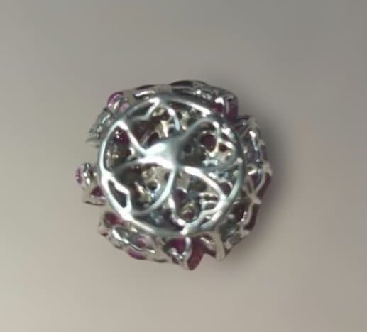 パラジウムシルバー ペントップ ルビー GSTV