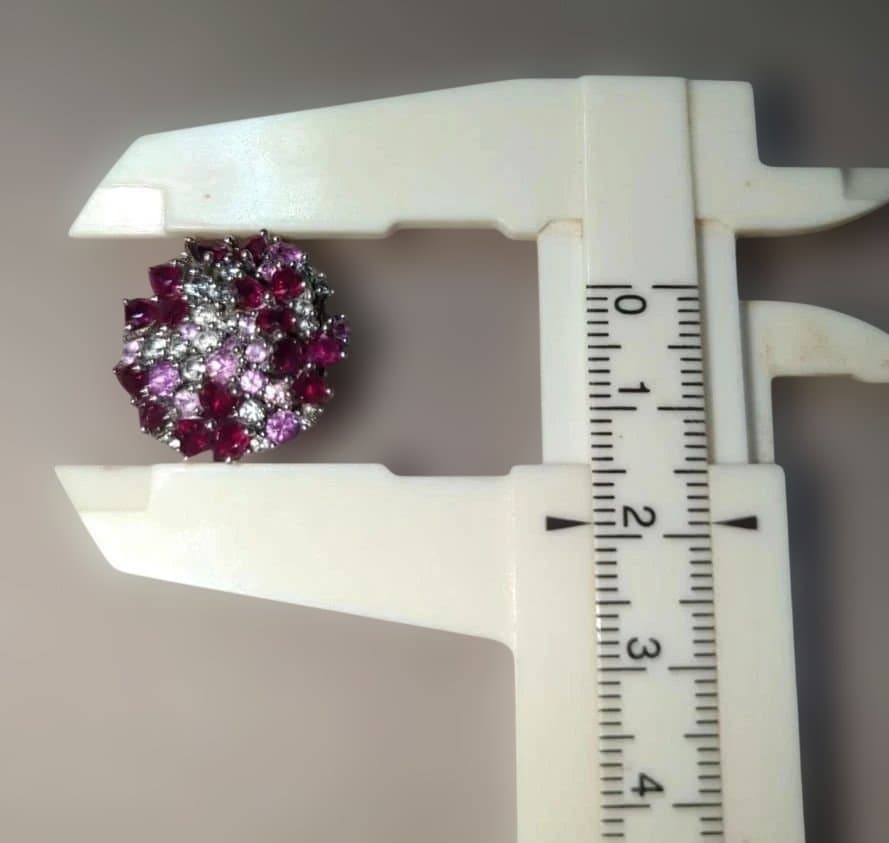 パラジウムシルバー ペントップ ルビー GSTV