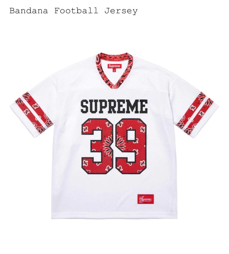 シャツ Supreme Bandana Football Jersey WHITE