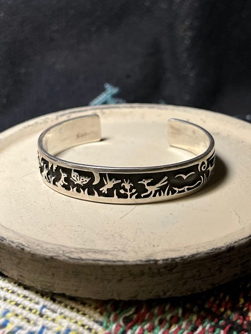 動物モチーフ⭐︎ インディアンジュエリー バングル レイモンド・キャセヨウスィー作