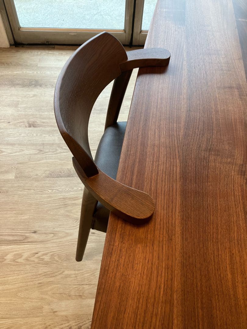 オーク無垢材　ハーフアームチェア　カバー付き ハンギング　新品