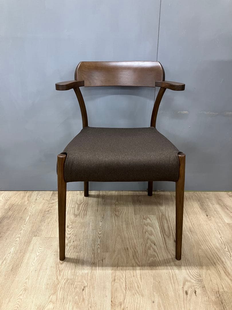 オーク無垢材　ハーフアームチェア　カバー付き ハンギング　新品