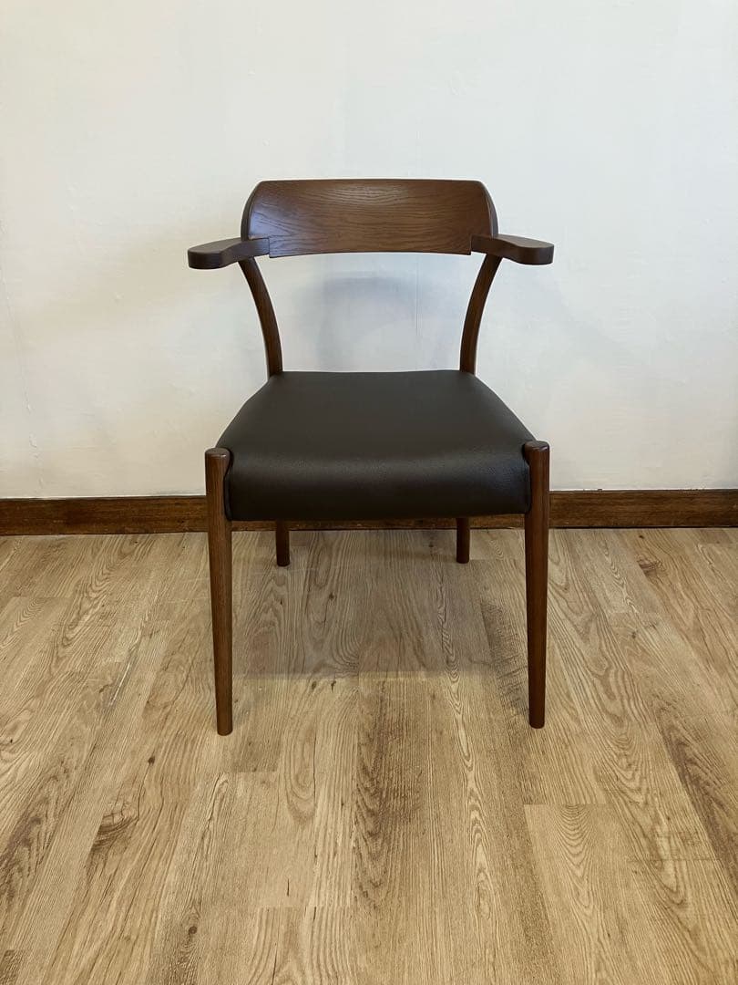 オーク無垢材　ハーフアームチェア　カバー付き ハンギング　新品