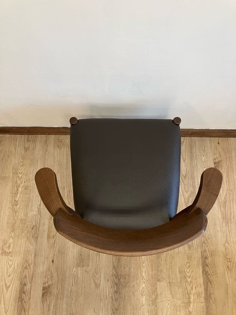 オーク無垢材　ハーフアームチェア　カバー付き ハンギング　新品