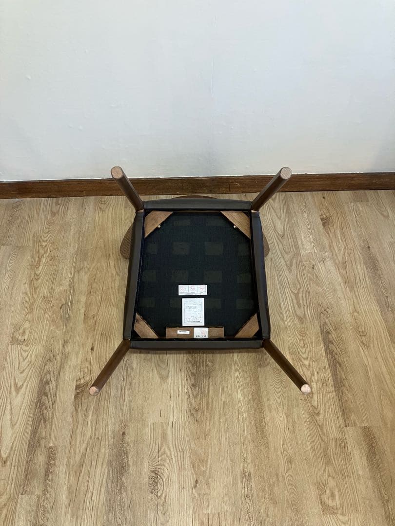 オーク無垢材　ハーフアームチェア　カバー付き ハンギング　新品