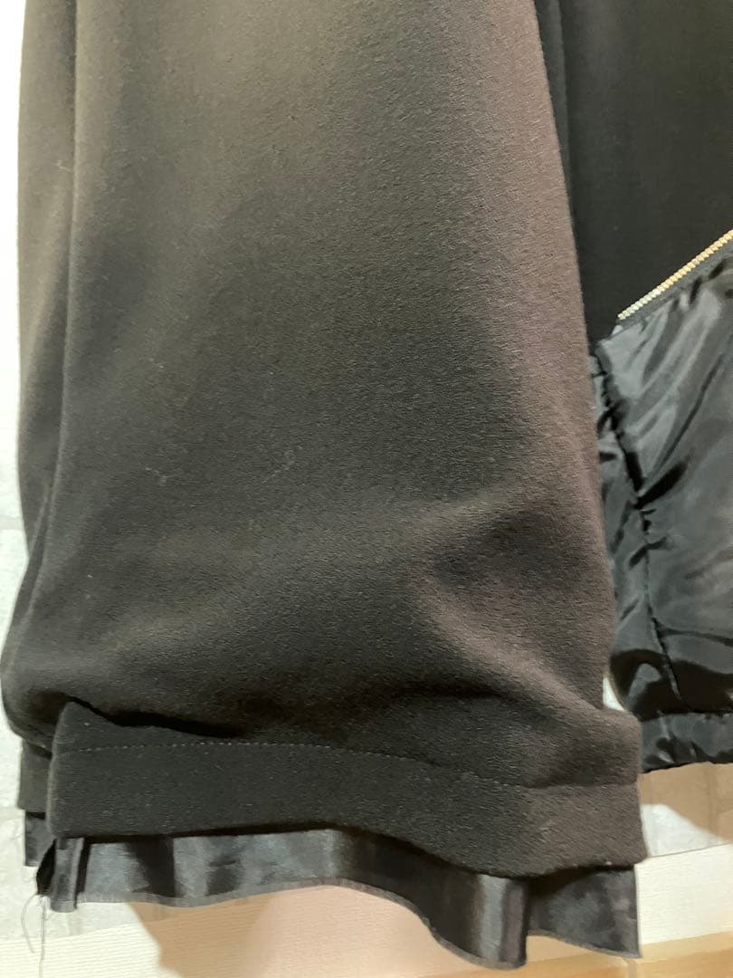 【GRANCY】リバース レイヤードデザイン スラックス ブラック M 完売品