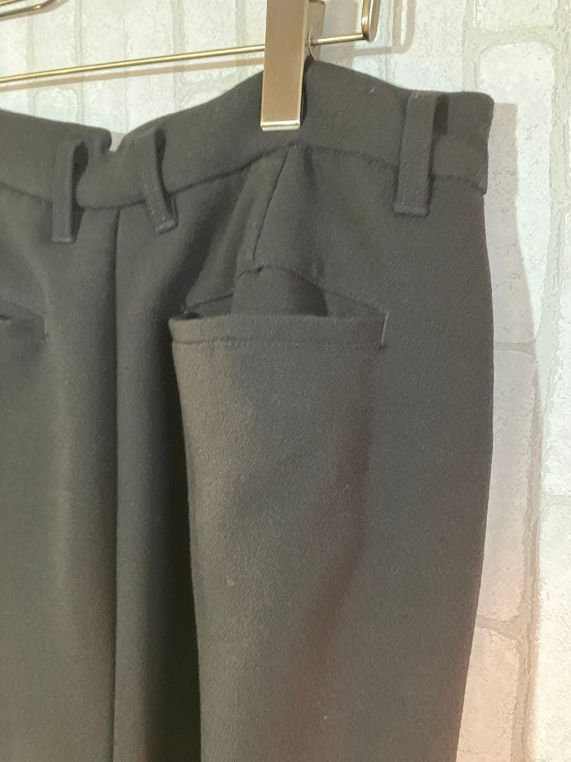 【GRANCY】リバース レイヤードデザイン スラックス ブラック M 完売品