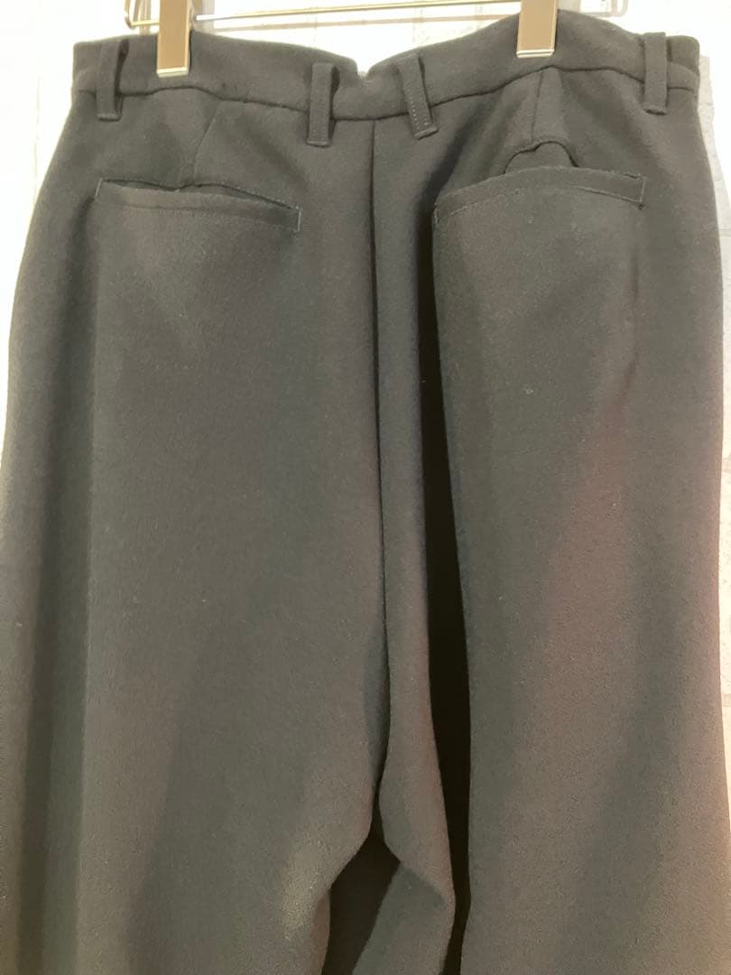 【GRANCY】リバース レイヤードデザイン スラックス ブラック M 完売品