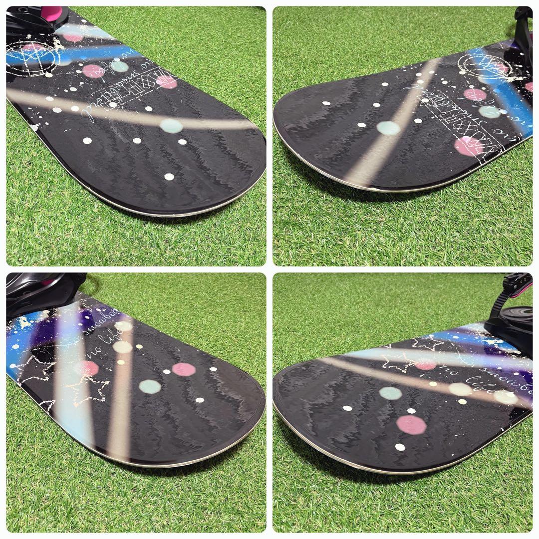 すぐに始められるレディース スノーボード144cm ビンディン ブーツ25cm