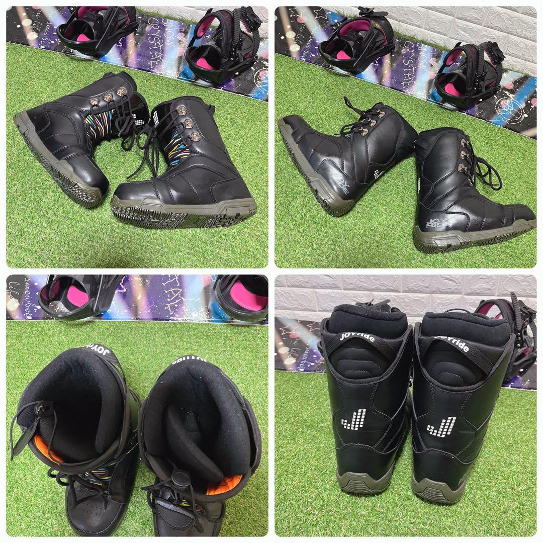 すぐに始められるレディース スノーボード144cm ビンディン ブーツ25cm