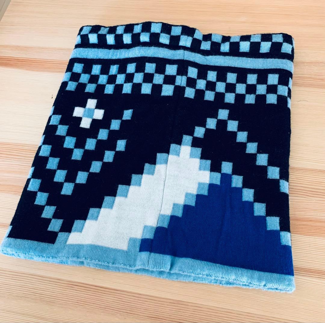 ヴィトン マフラー スヌード スノー ネックウォーマー ダミエ LV ニット