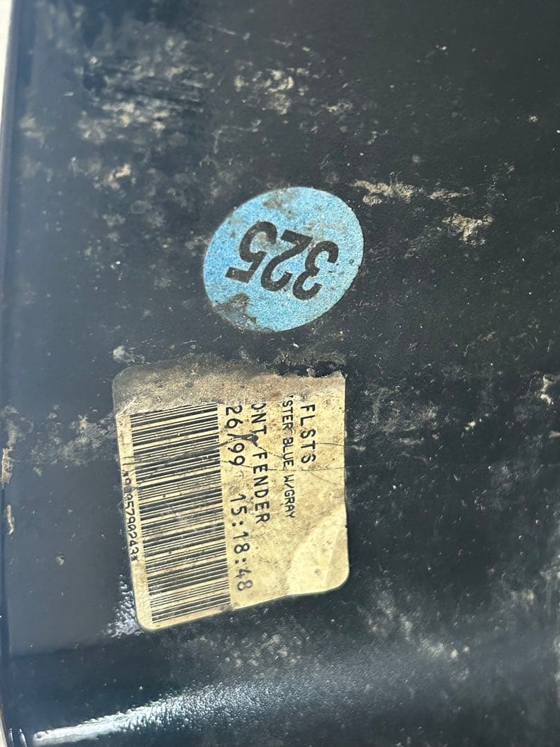 希少　ハーレーダビッドソン　純正1999FLSTSフロントフェンダー