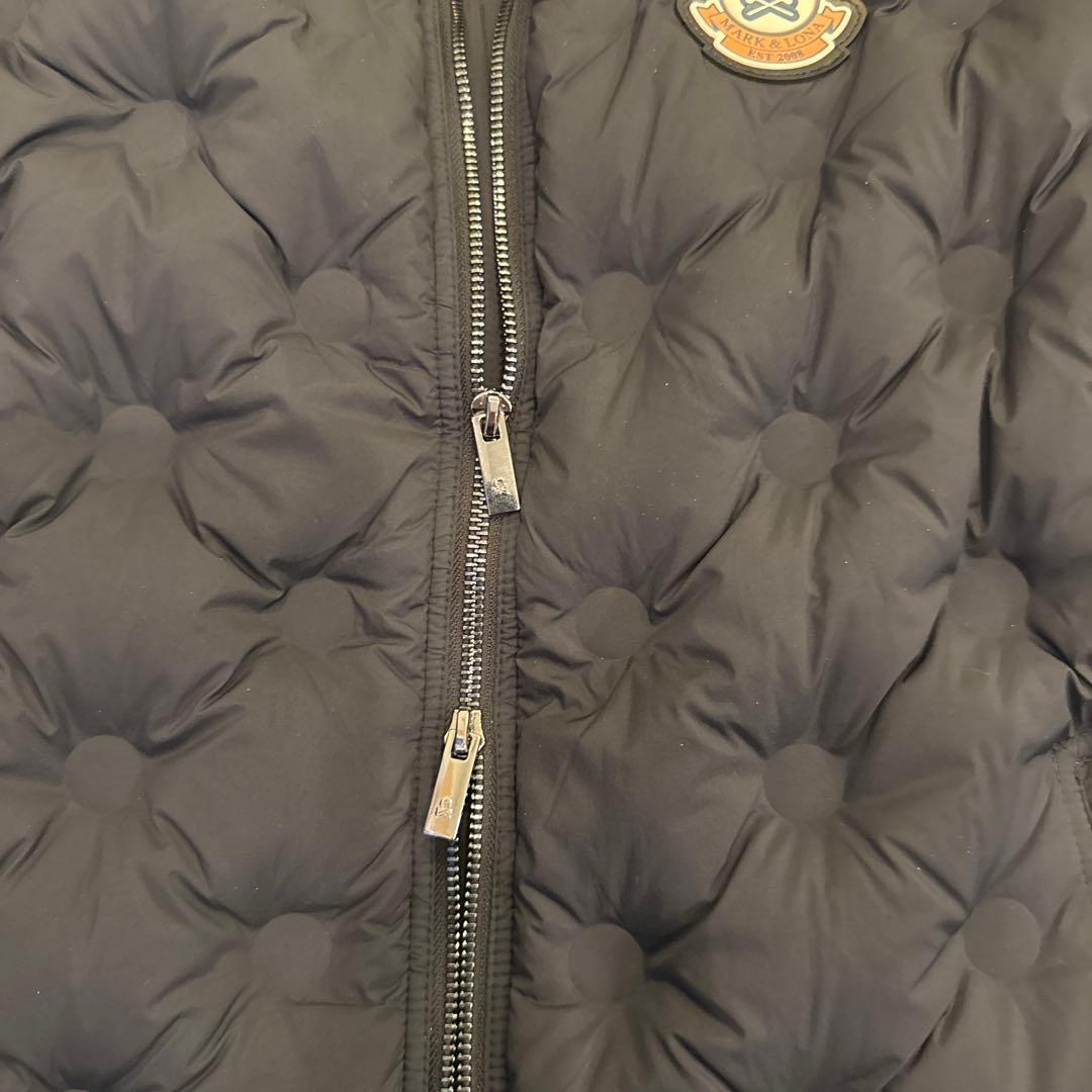 2025mark&lona ブラック ダウンベスト 48 新品同様