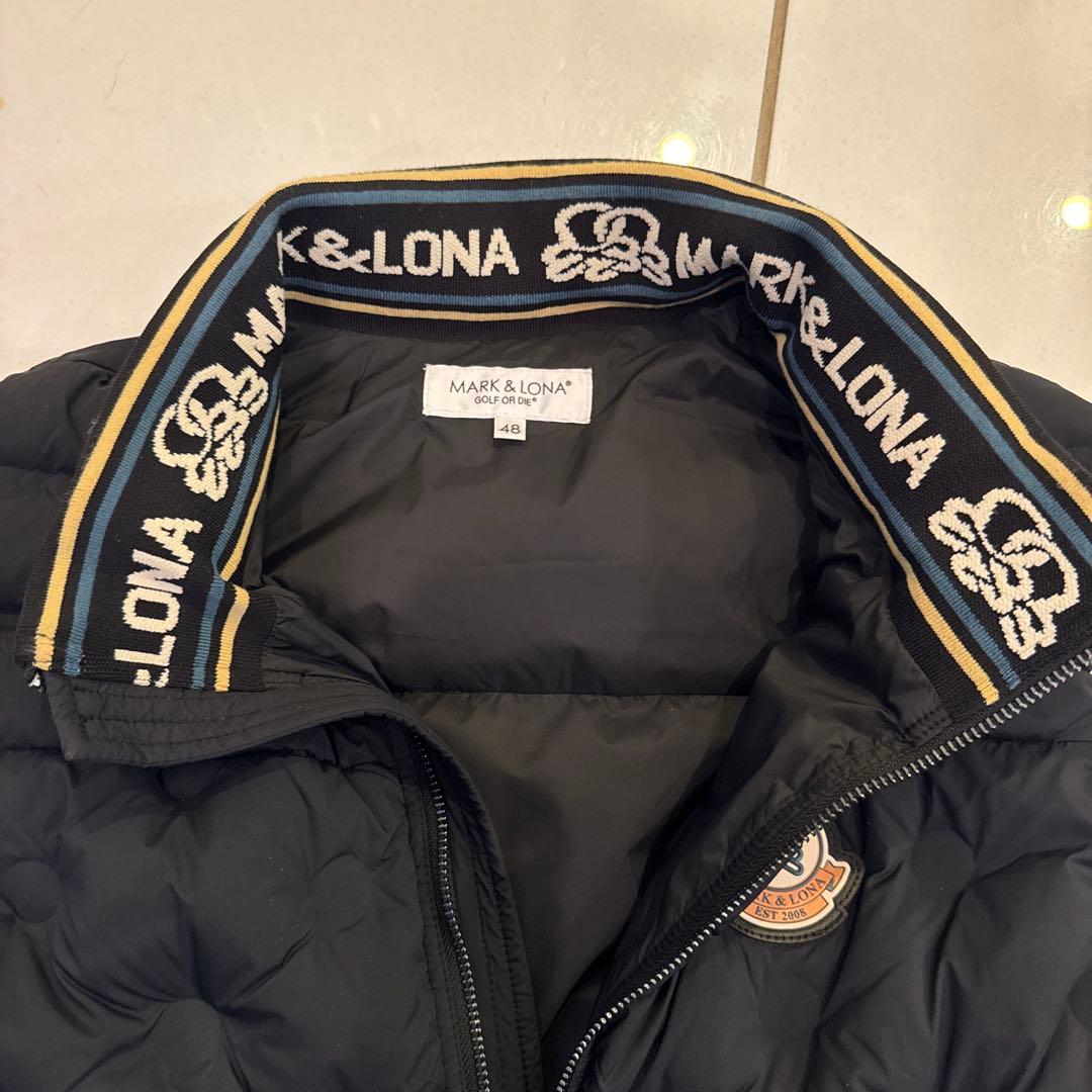 2025mark&lona ブラック ダウンベスト 48 新品同様