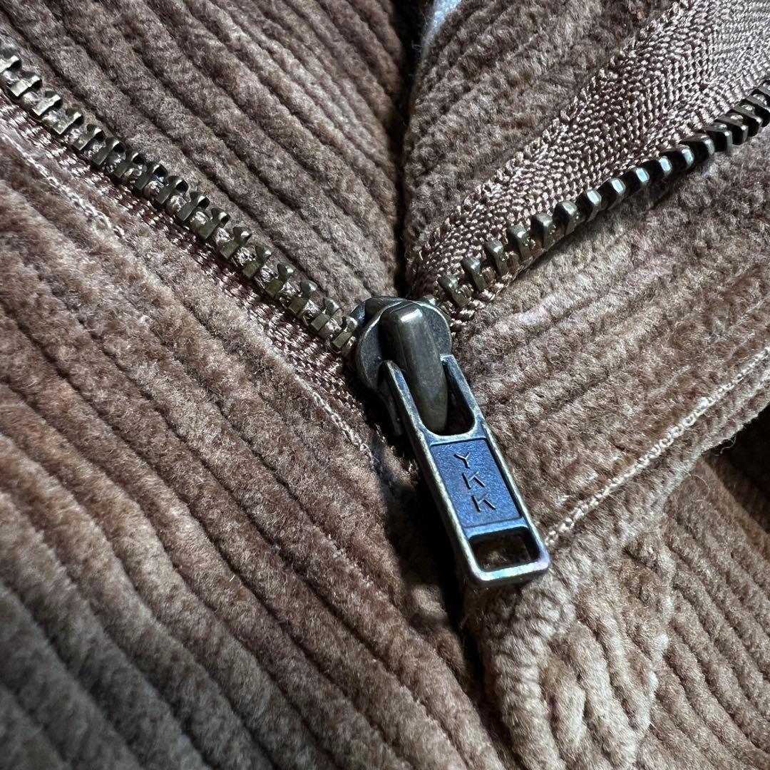 【美品】ブルックスブラザーズ 太畝コーデュロイパンツ ワイド ブラウン36/30