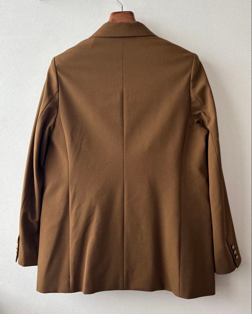 《新品タグ付き》ミラオーウェン 金釦ダブルブレストロングブレザー