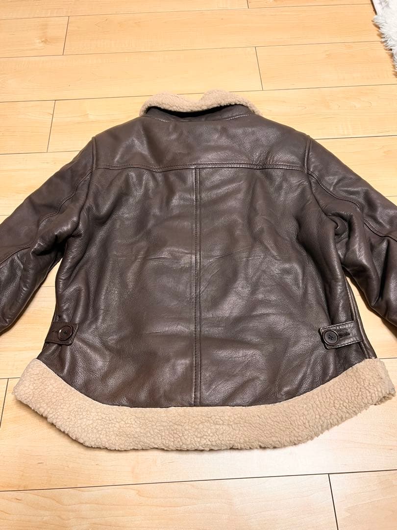 DEGNER フェイクムートン　バイクジャケット　レディース