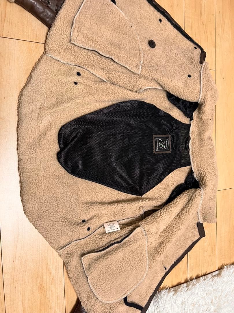 DEGNER フェイクムートン　バイクジャケット　レディース