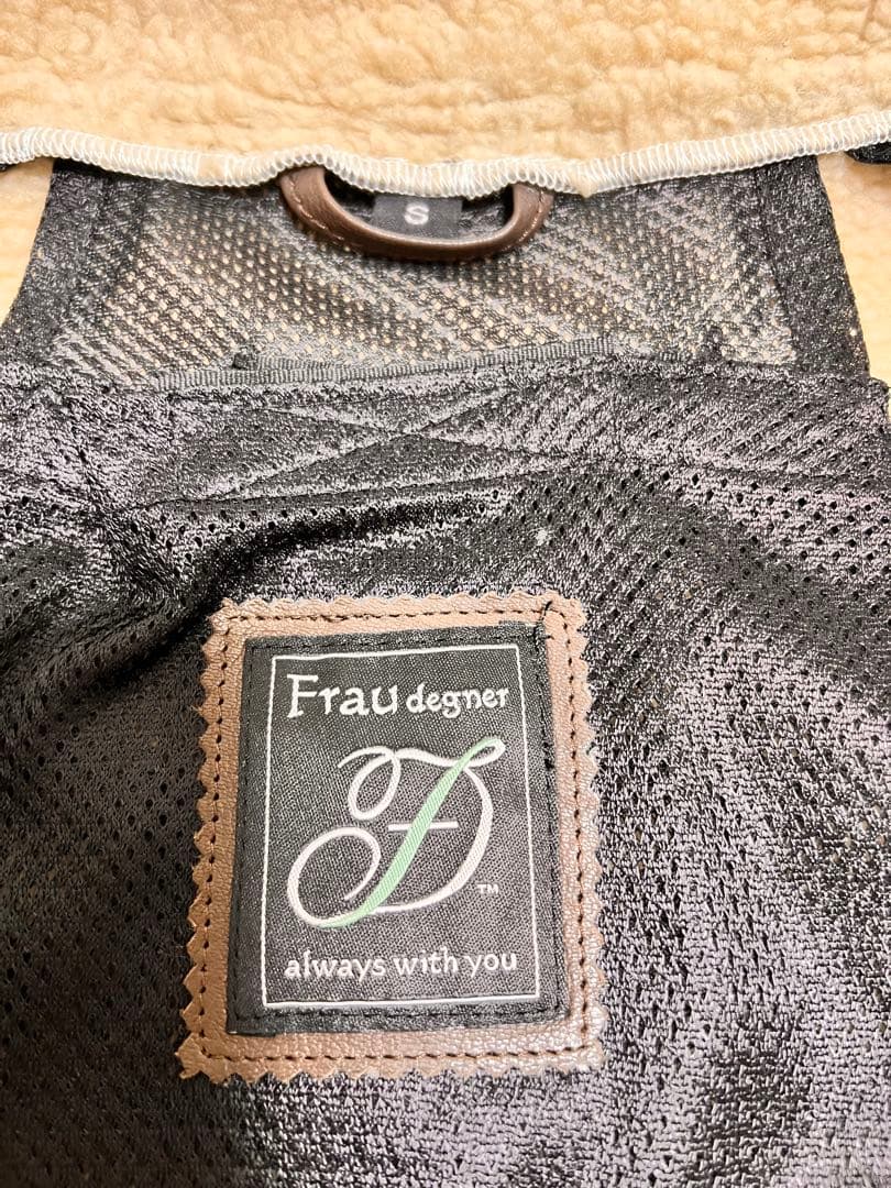 DEGNER フェイクムートン　バイクジャケット　レディース