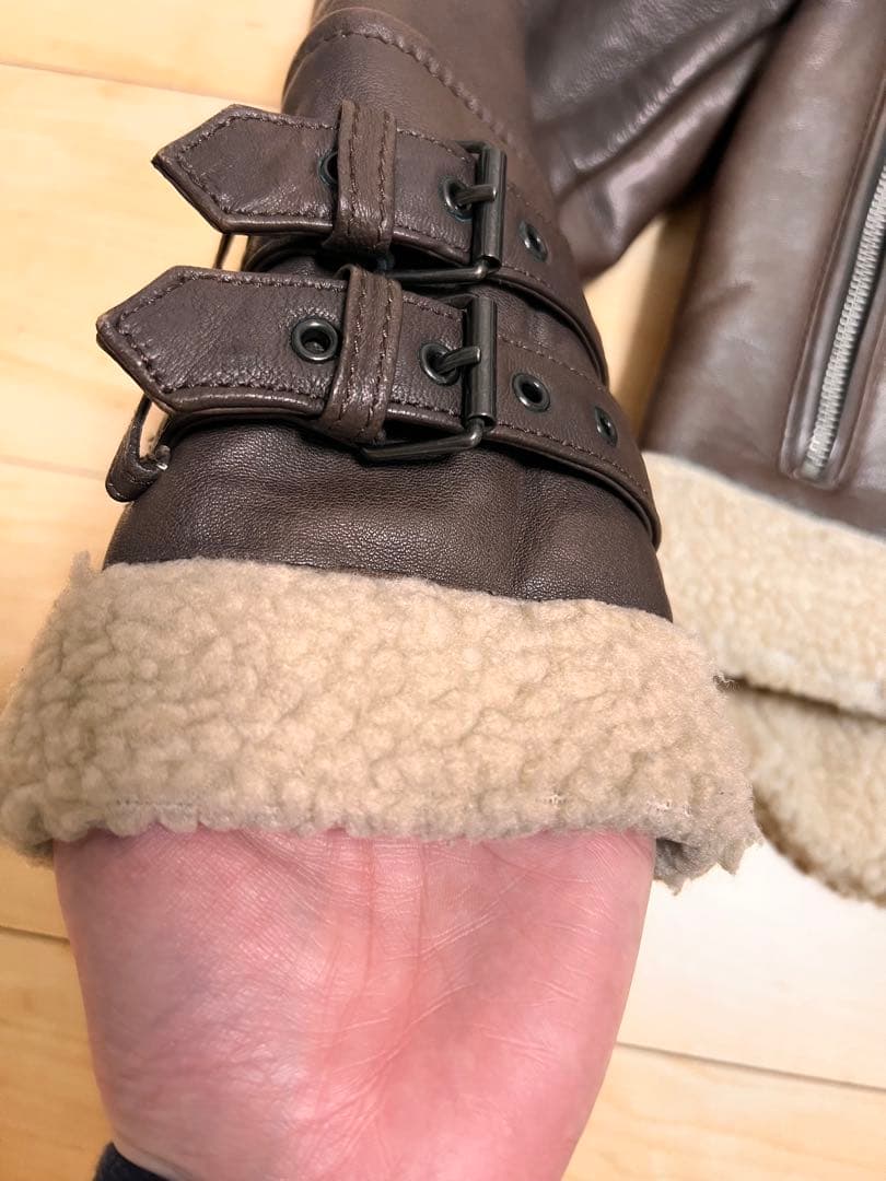 DEGNER フェイクムートン　バイクジャケット　レディース