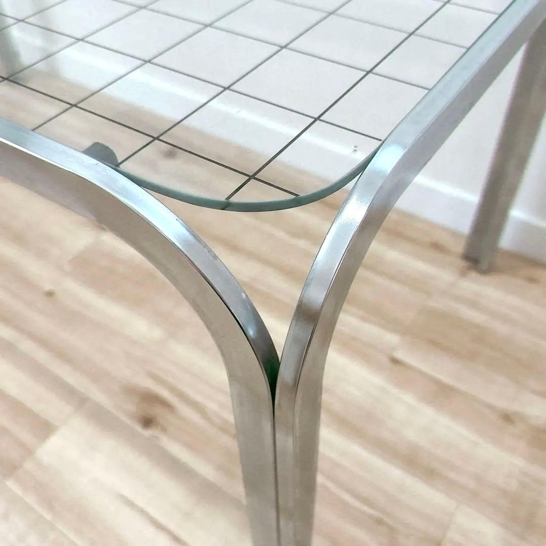 アイアンフレーム グリッド コーヒーテーブル ローテーブル 机