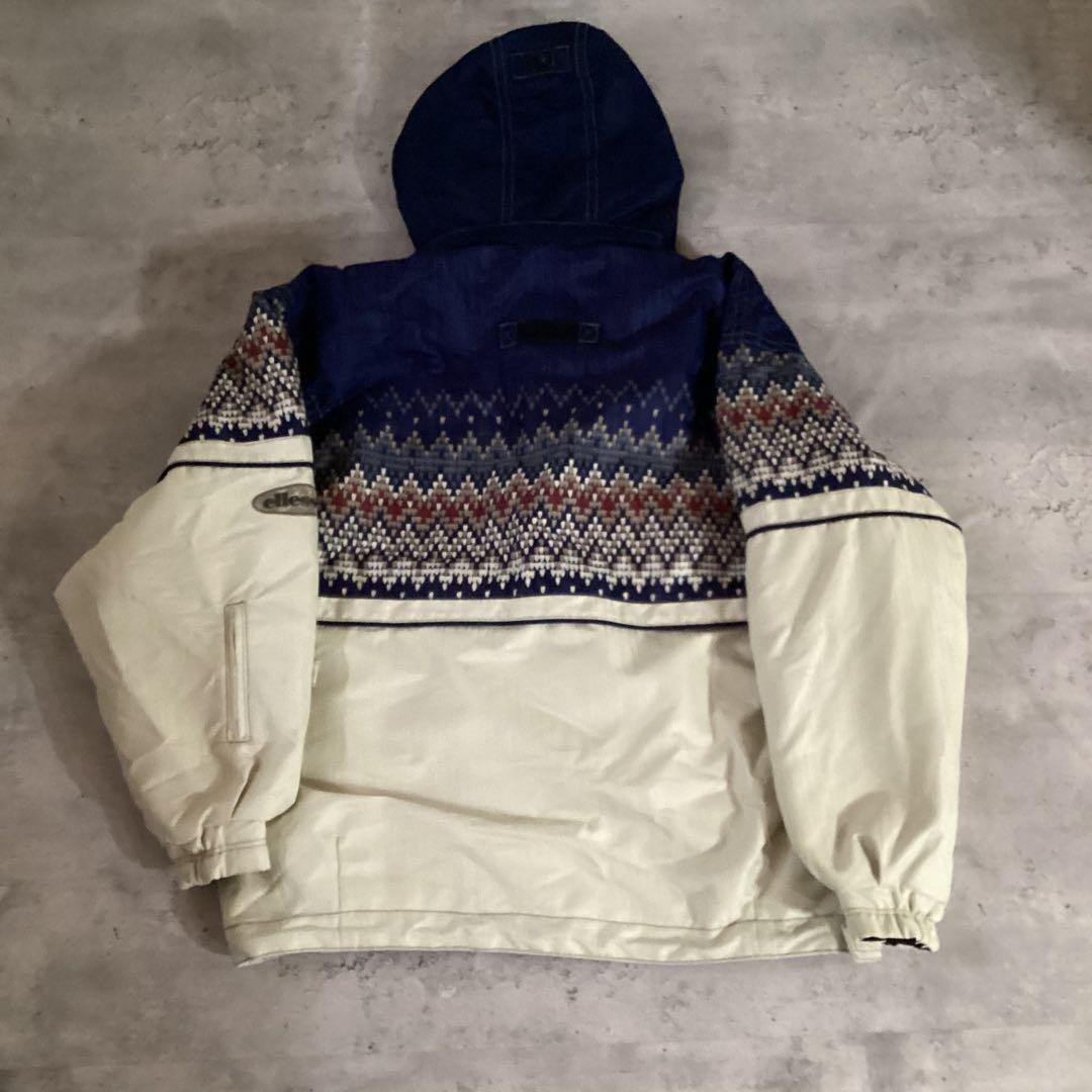 ellesse エレッセ　スキーウェア　セットアップ　ネイビー　ホワイト