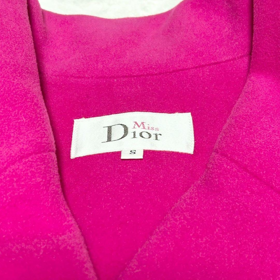 ミスディオール　ショートトレンチコート　ダブル　金ボタン　ピンク　ジャケット